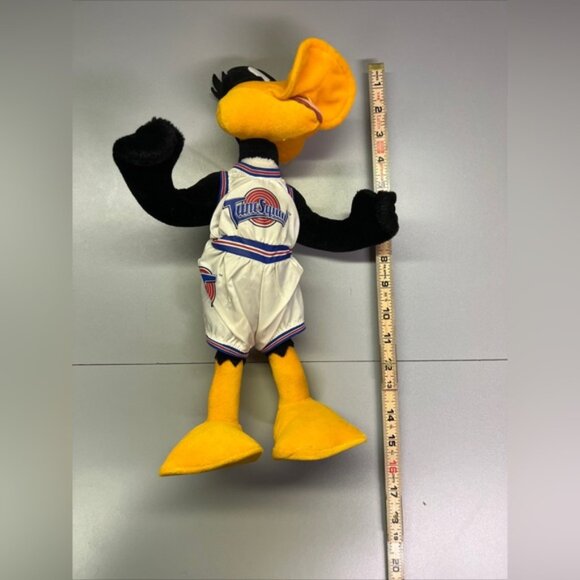 Poseable Daffy Duck Space Jam 1996 Tune Squad Play By Play Vintage - Picture 4 of 9